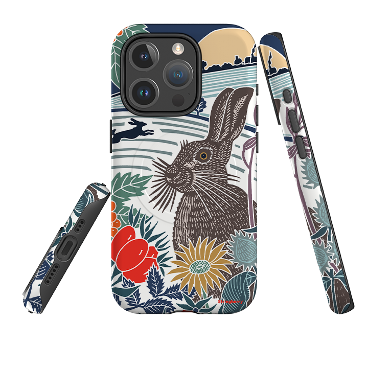 iPhone MagSafe Tough Case -  Winter Hare By Kate Heiss