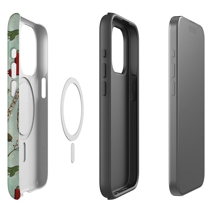 iPhone MagSafe Tough Case - Winter Pattern By Maja Lindberg