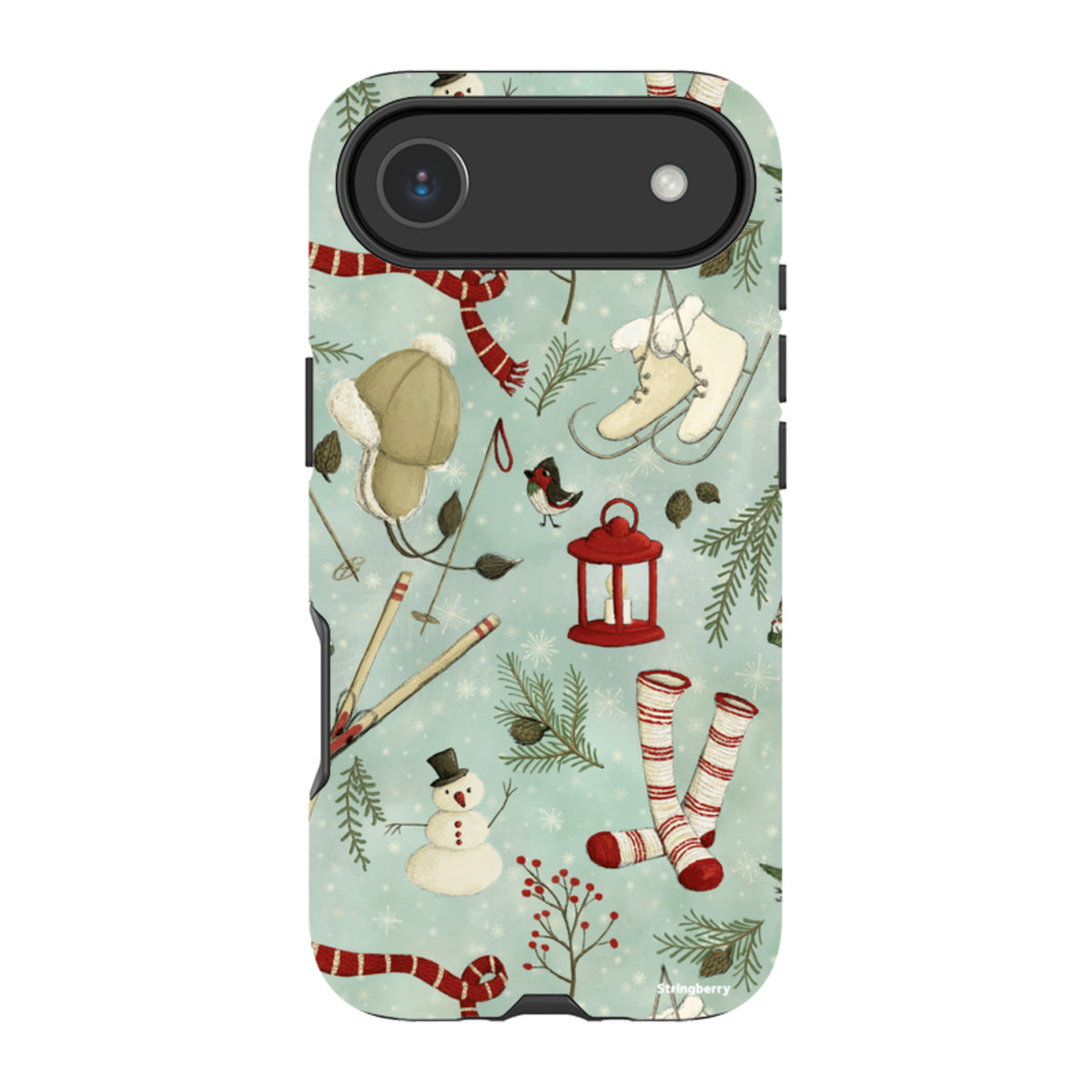 iPhone MagSafe Tough Case - Winter Pattern By Maja Lindberg