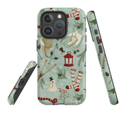 iPhone MagSafe Tough Case - Winter Pattern By Maja Lindberg