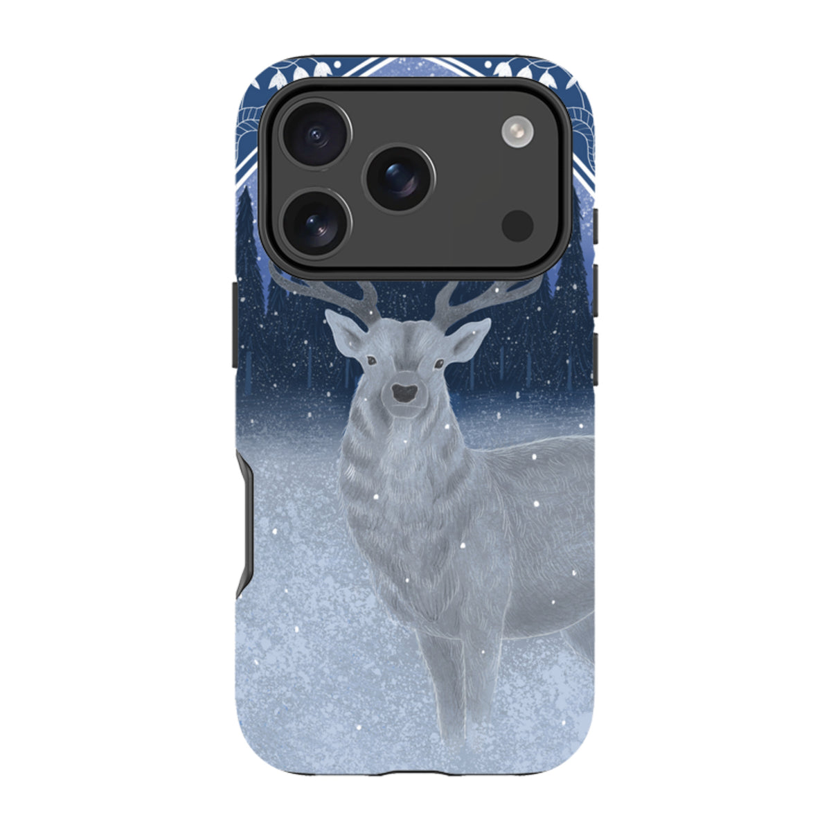 iPhone MagSafe Tough Case -  Winter Stag By Bex Parkin