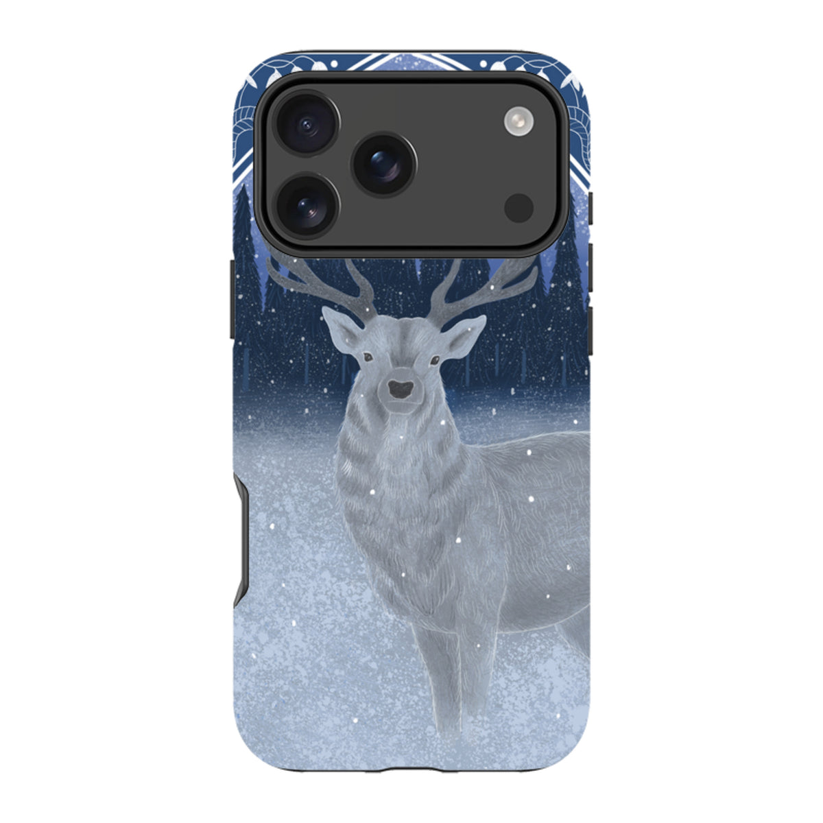 iPhone MagSafe Tough Case -  Winter Stag By Bex Parkin
