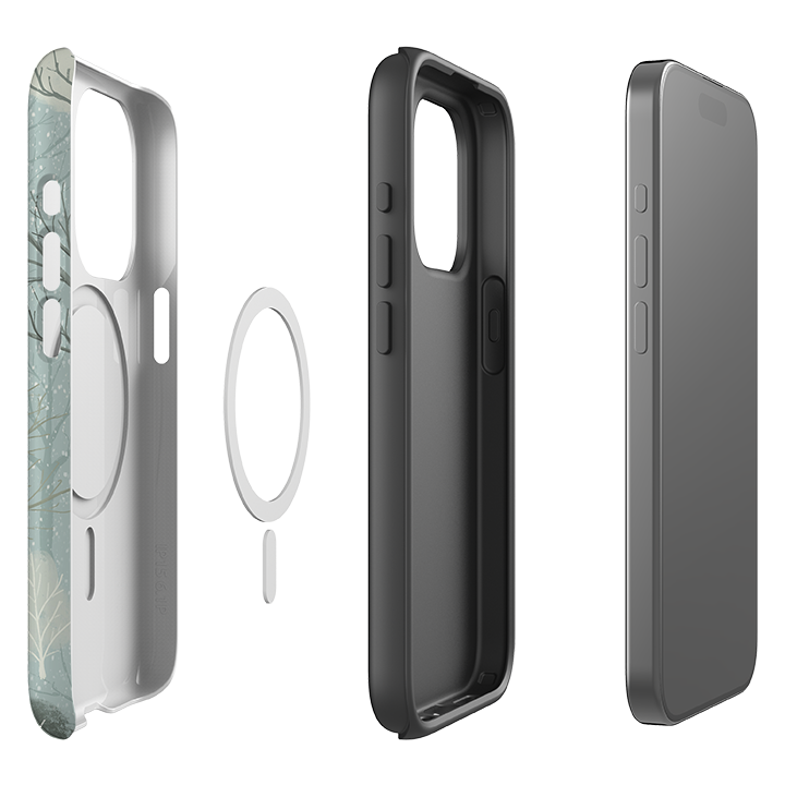 iPhone MagSafe Tough Case - Winter Trees By Maja Lindberg