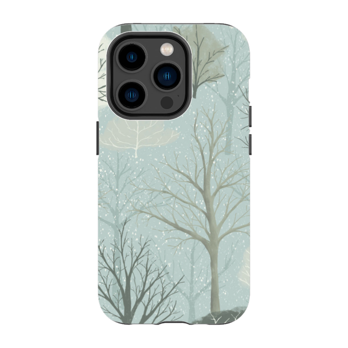iPhone MagSafe Tough Case - Winter Trees By Maja Lindberg