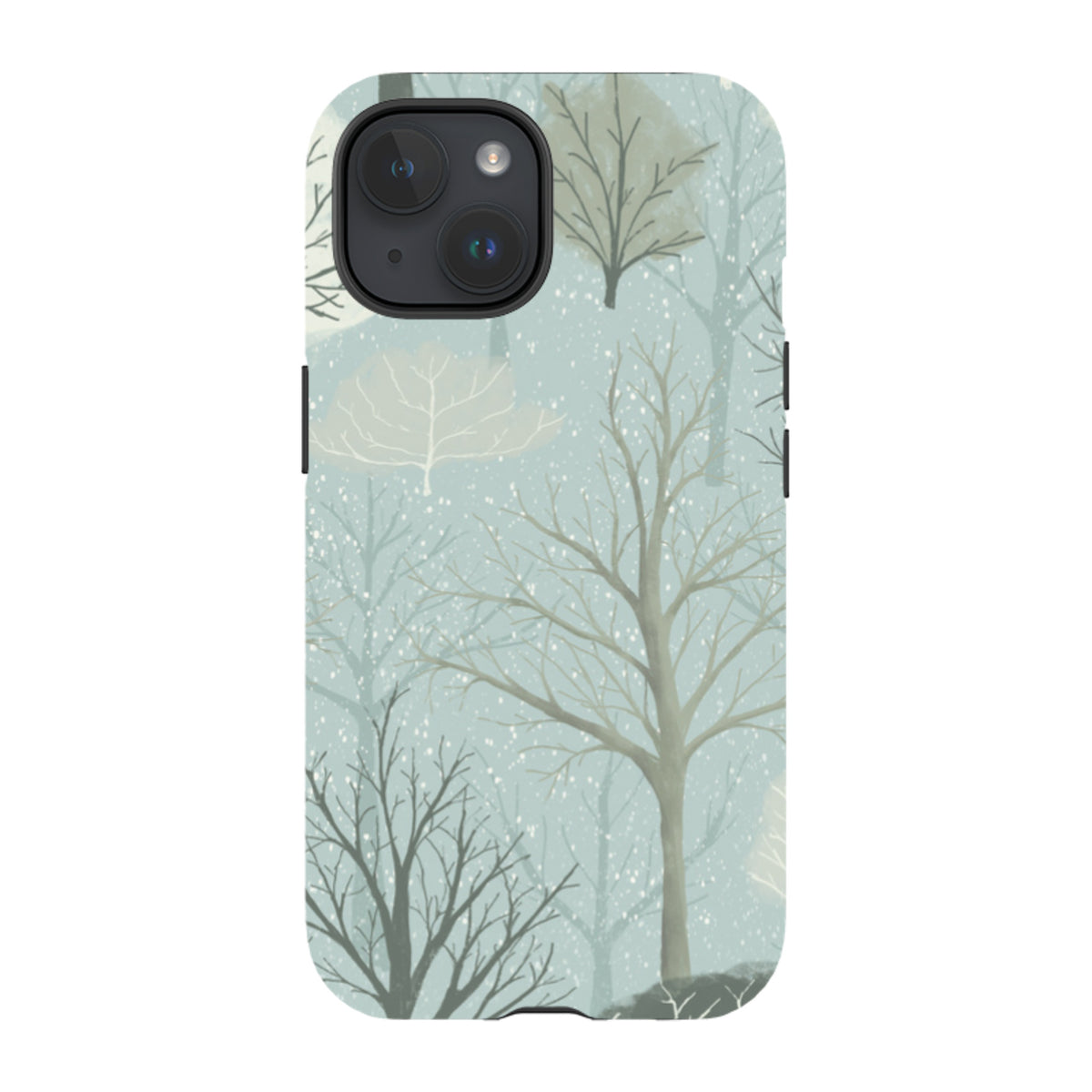 iPhone MagSafe Tough Case - Winter Trees By Maja Lindberg