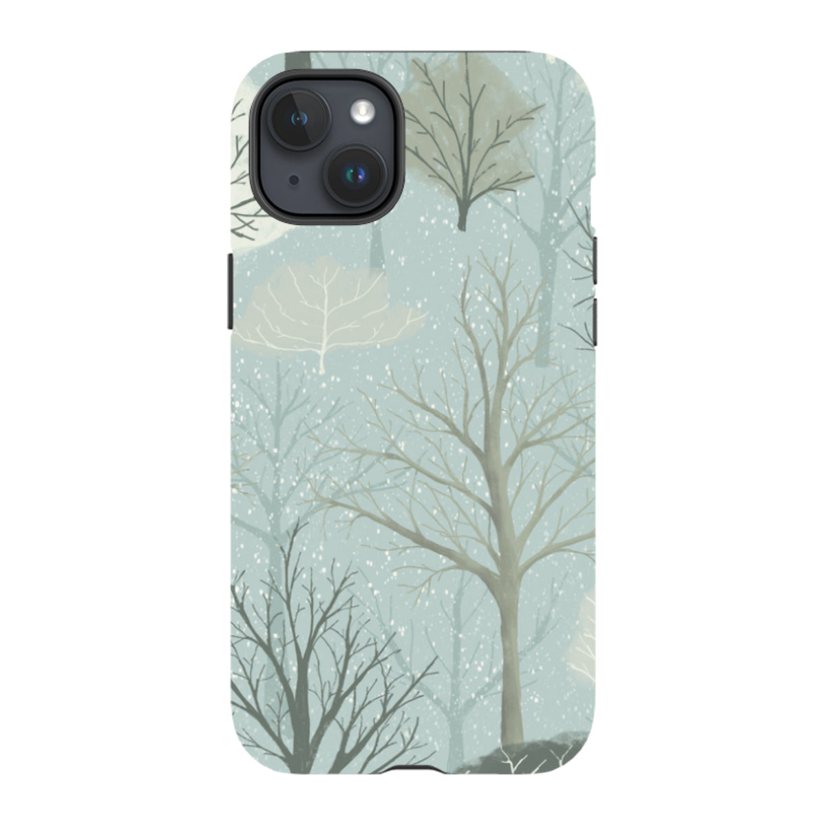 iPhone MagSafe Tough Case - Winter Trees By Maja Lindberg