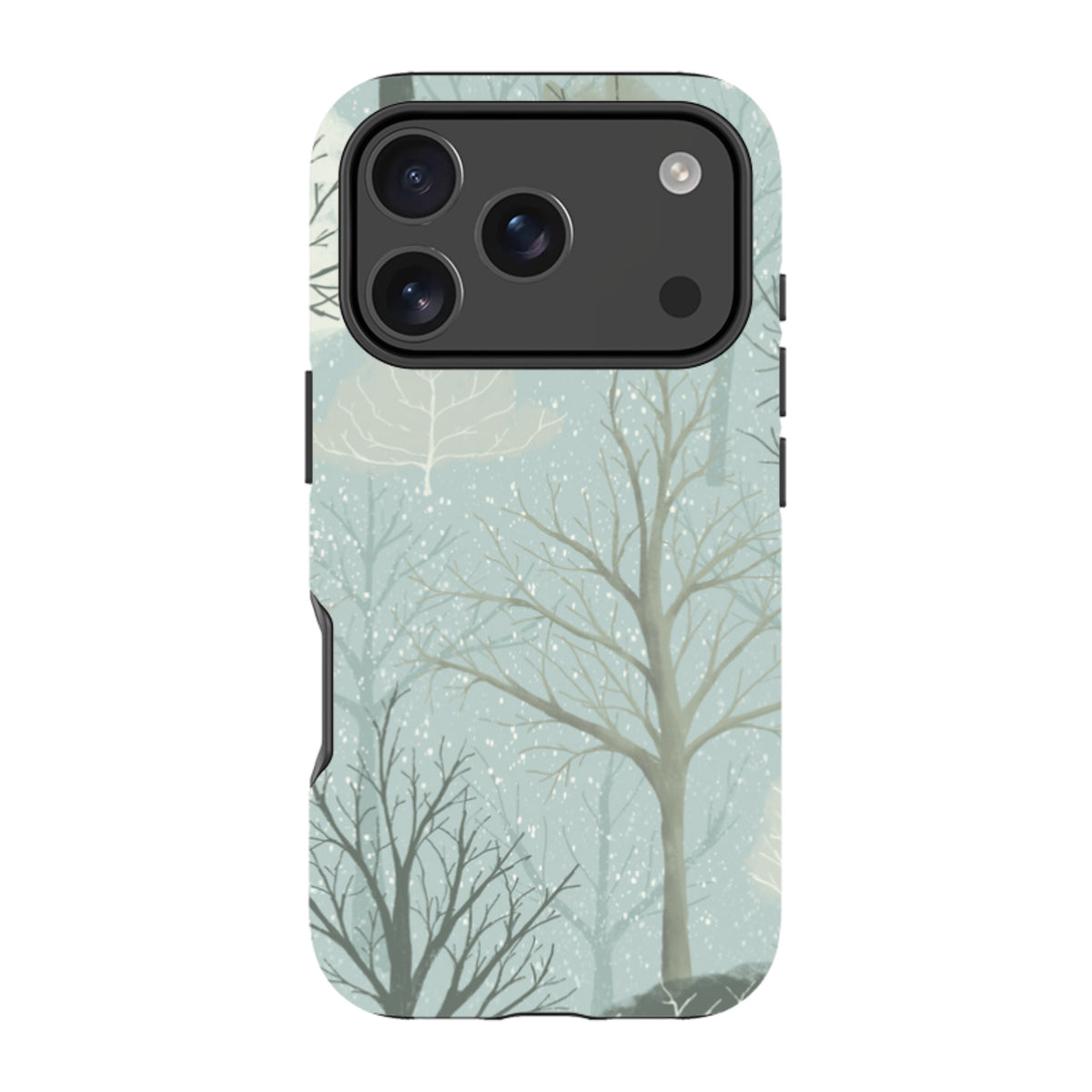 iPhone MagSafe Tough Case - Winter Trees By Maja Lindberg