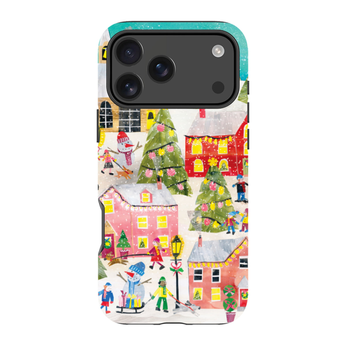 iPhone MagSafe Tough Case - Winter Village By Tracey English