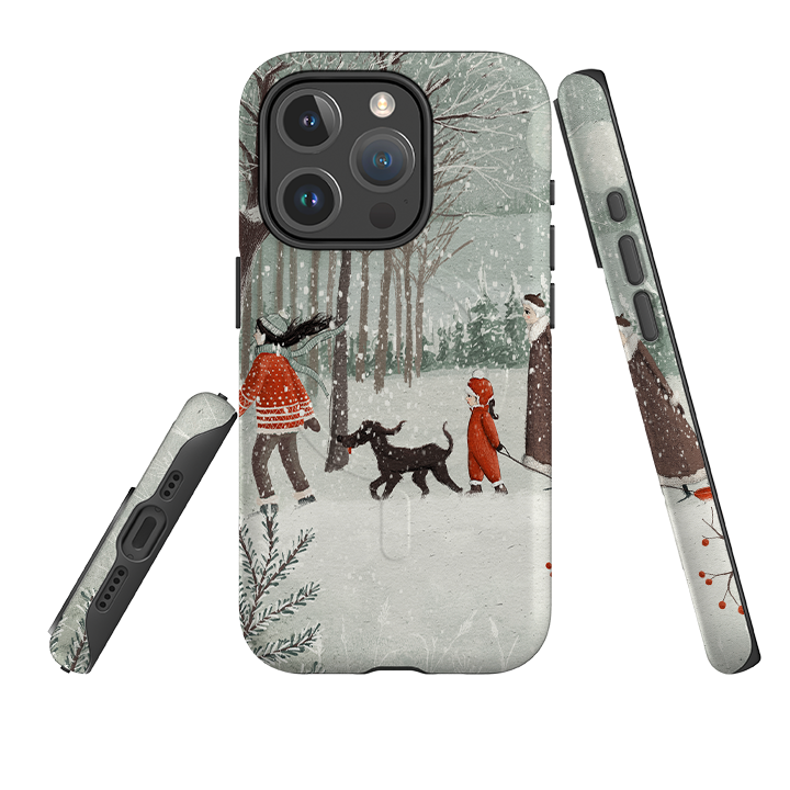 iPhone MagSafe Tough Case -  Winter Walk By Maja Lindberg