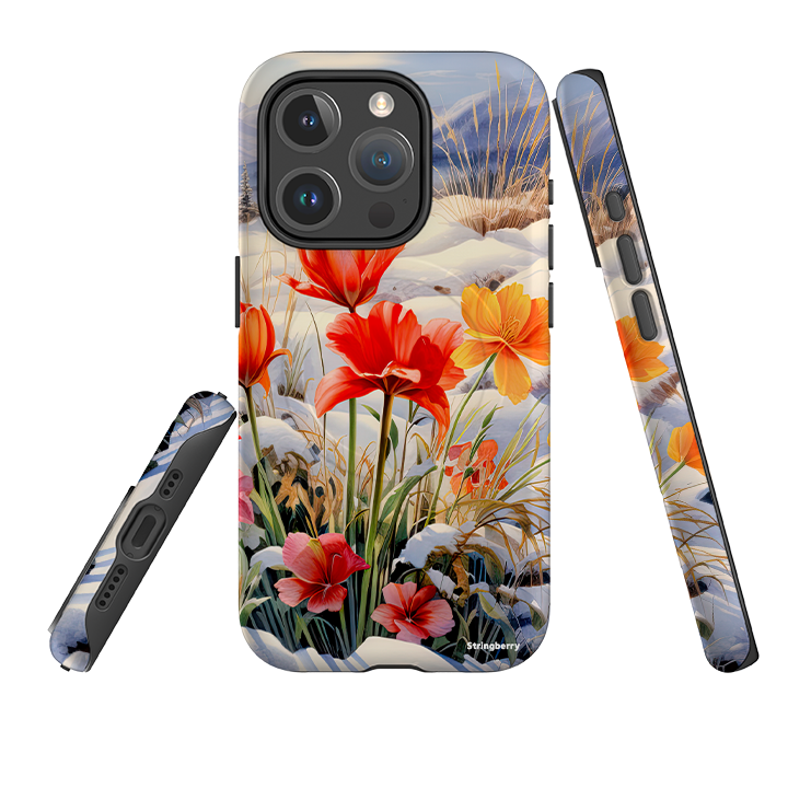 iPhone MagSafe Tough Case -  Winter Wild Flowers III