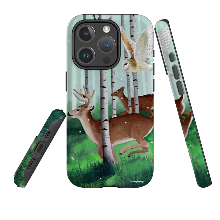 iPhone MagSafe Tough Case - Winter Woods By Bex Parkin