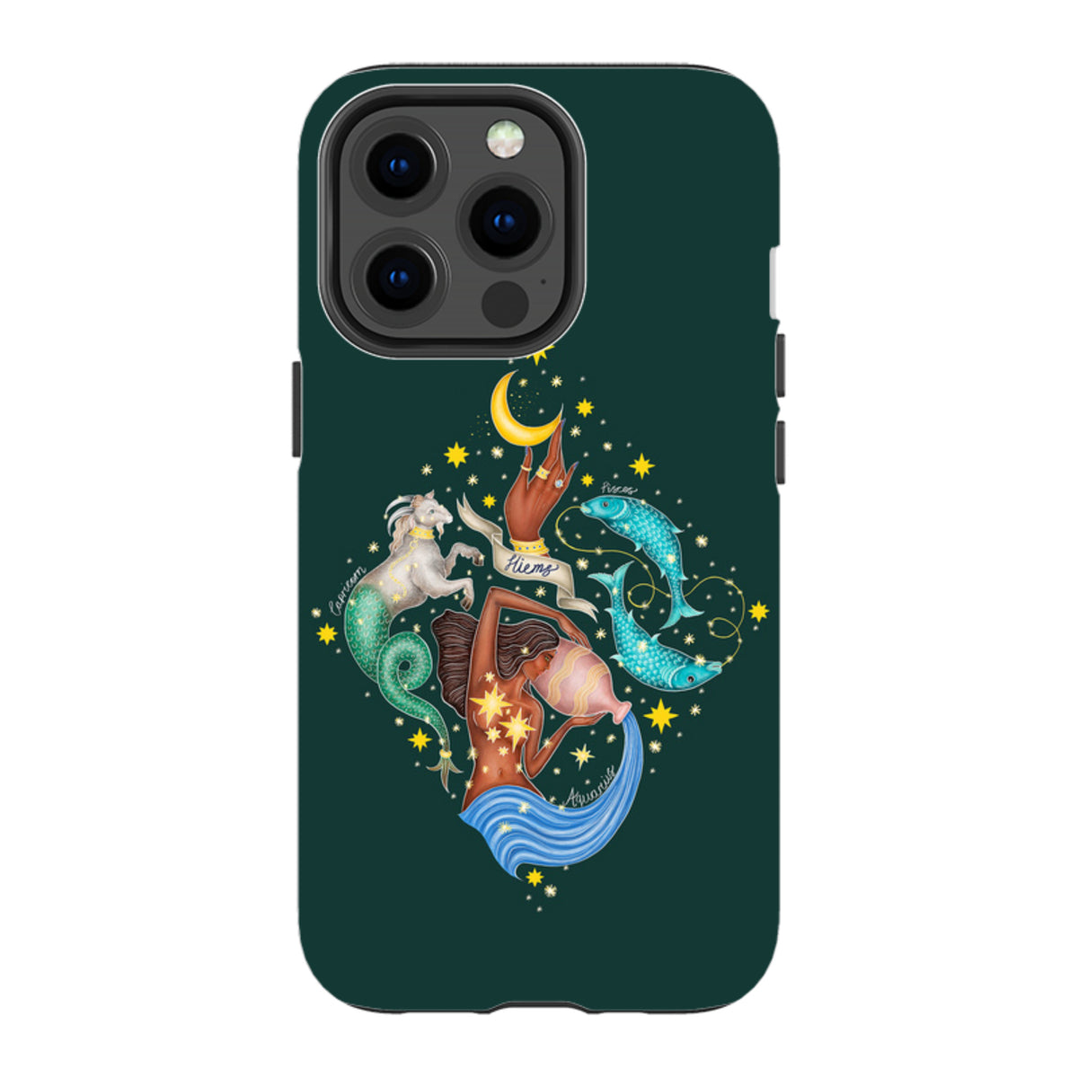 iPhone MagSafe Tough Case - Winter Zodiac By Catherine Rowe