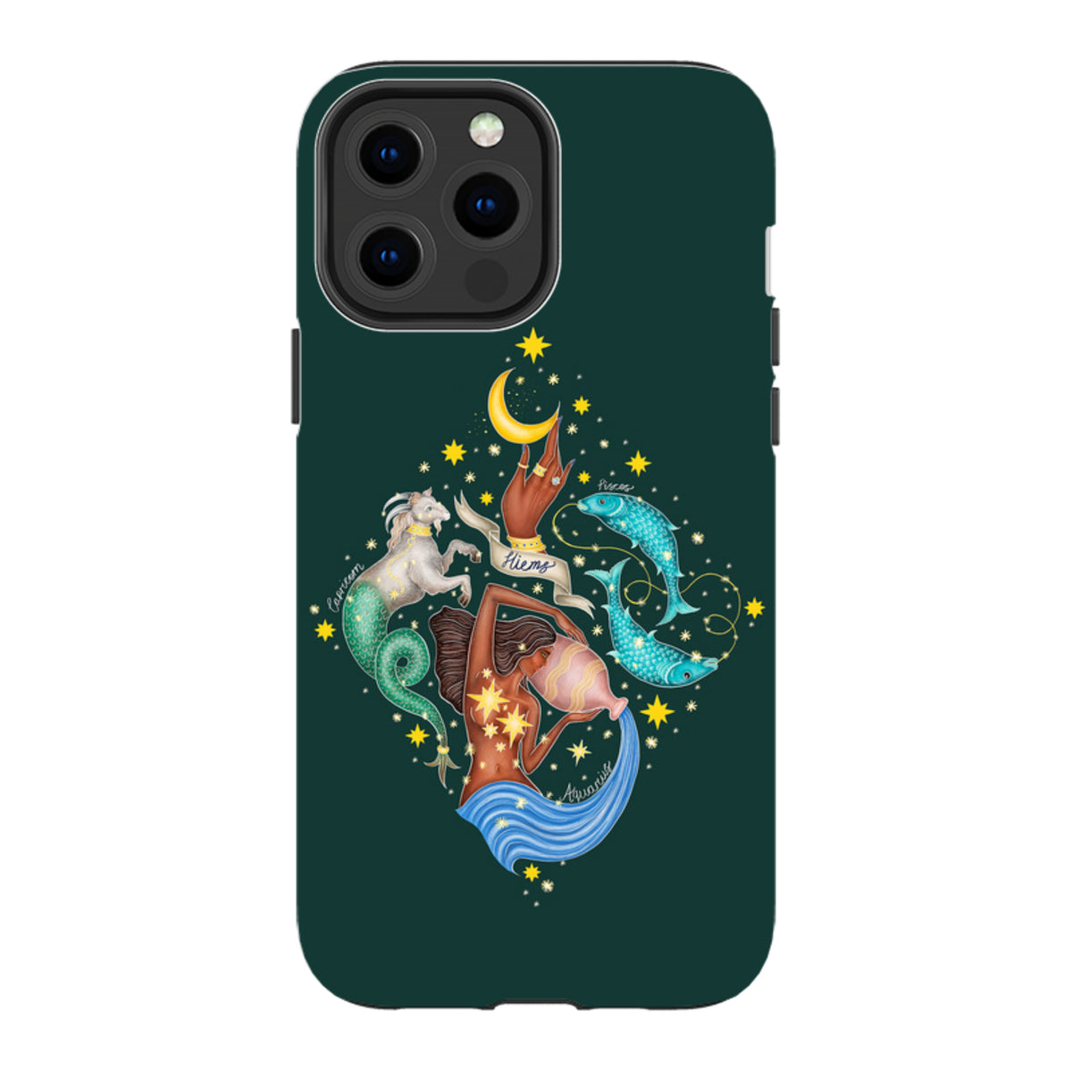 iPhone MagSafe Tough Case - Winter Zodiac By Catherine Rowe