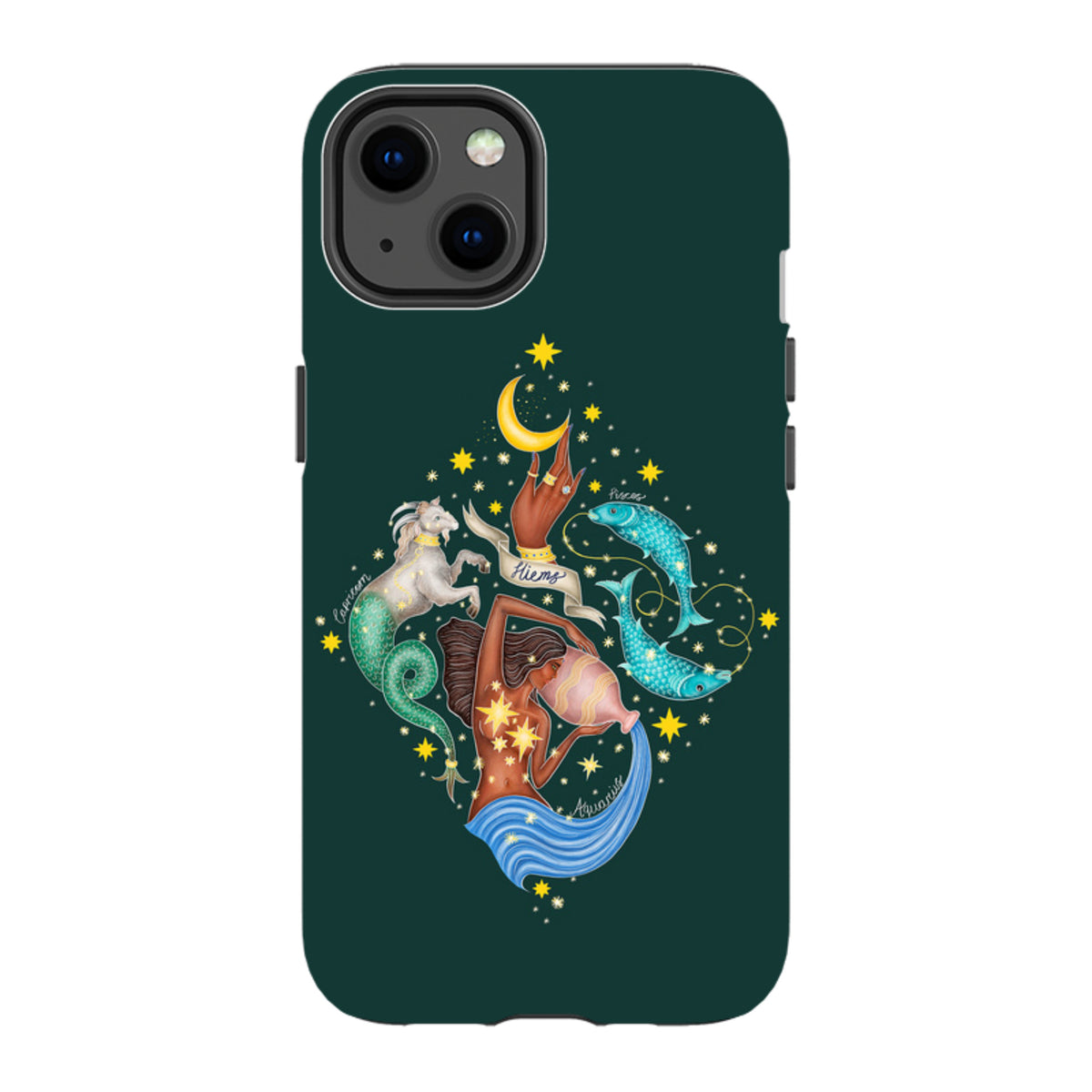 iPhone MagSafe Tough Case - Winter Zodiac By Catherine Rowe