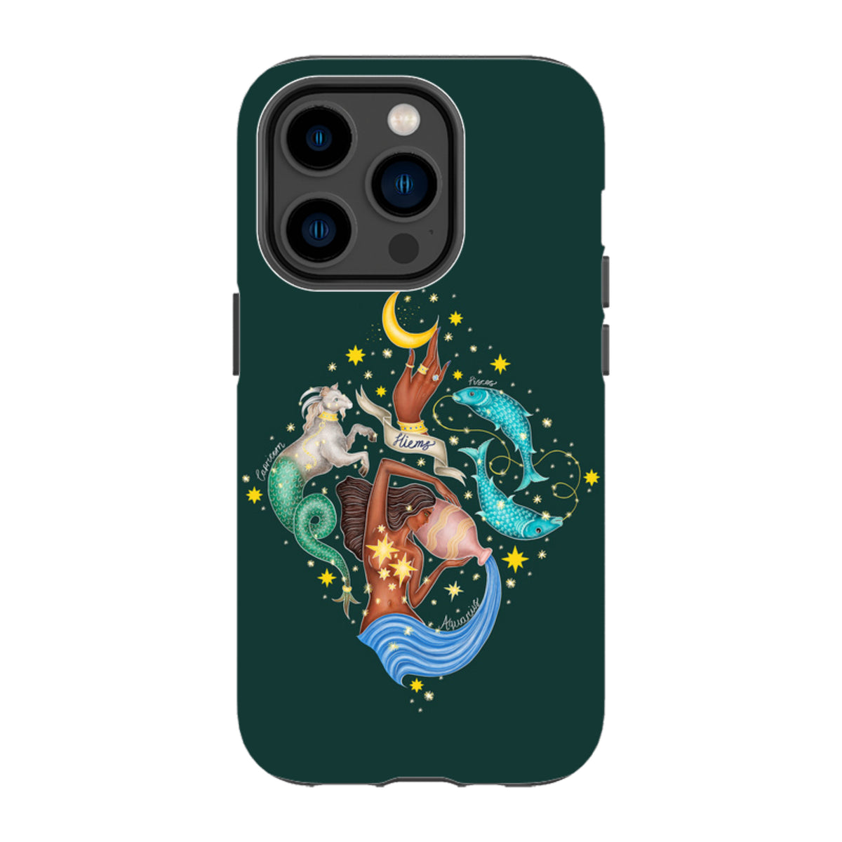 iPhone MagSafe Tough Case - Winter Zodiac By Catherine Rowe