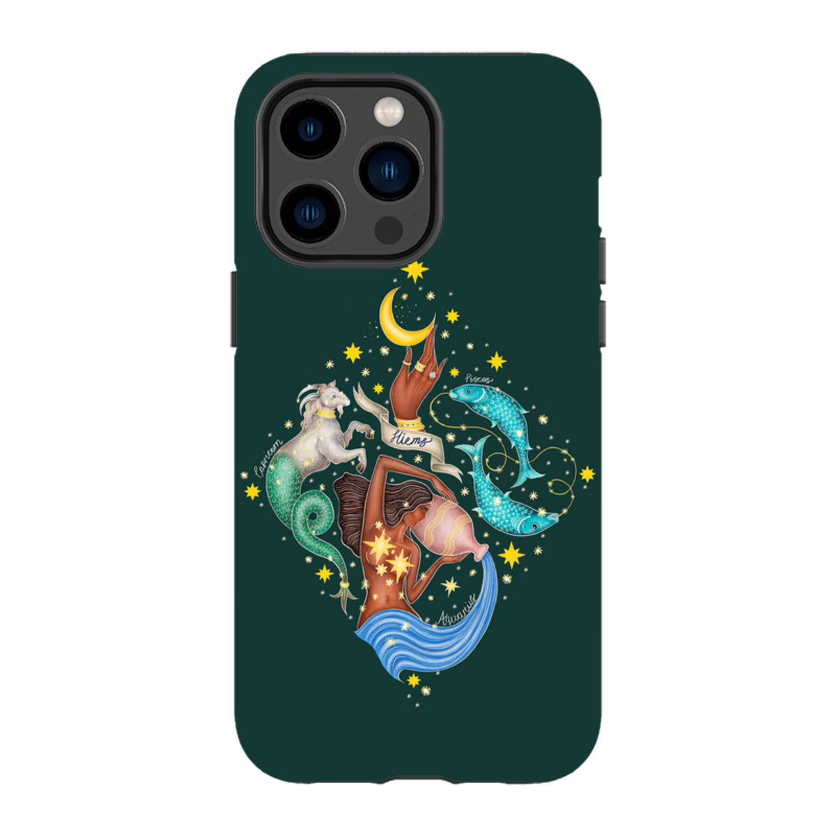 iPhone MagSafe Tough Case - Winter Zodiac By Catherine Rowe