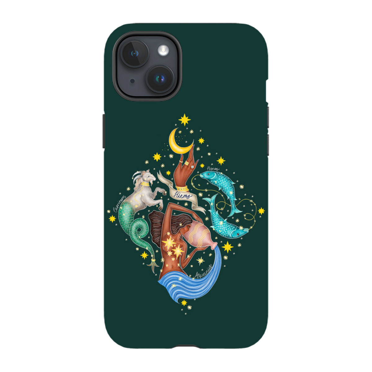 iPhone MagSafe Tough Case - Winter Zodiac By Catherine Rowe
