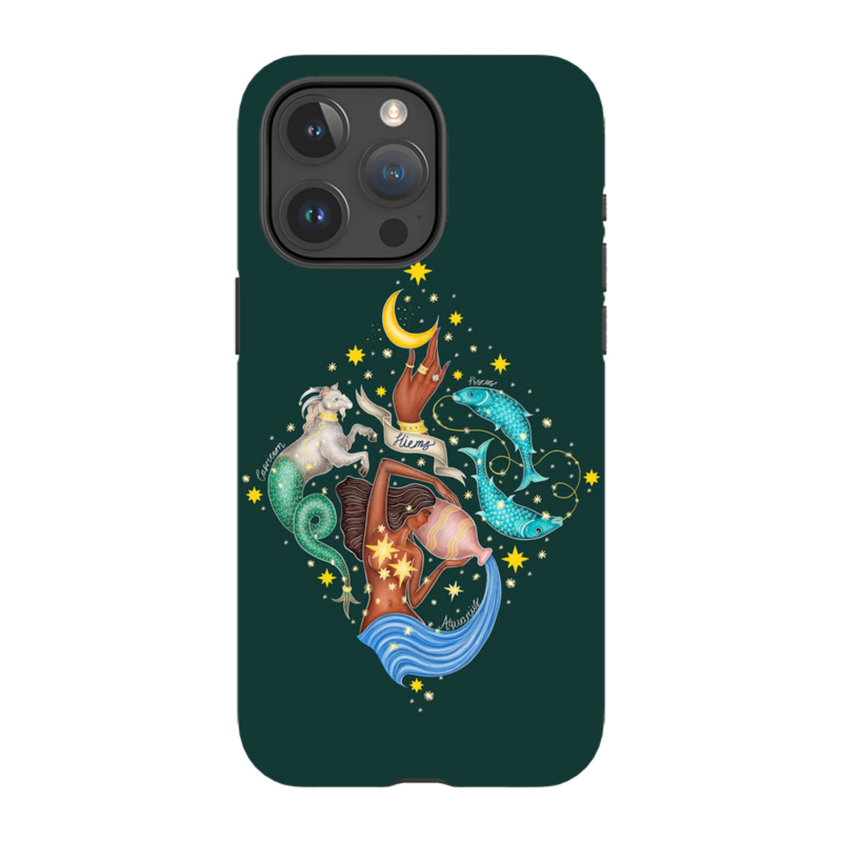 iPhone MagSafe Tough Case - Winter Zodiac By Catherine Rowe