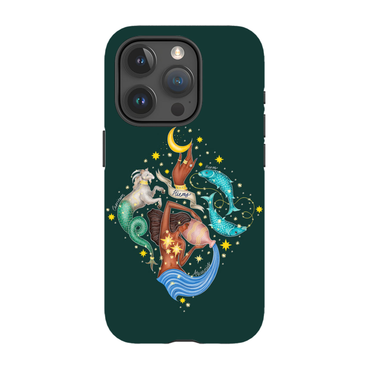 iPhone MagSafe Tough Case - Winter Zodiac By Catherine Rowe