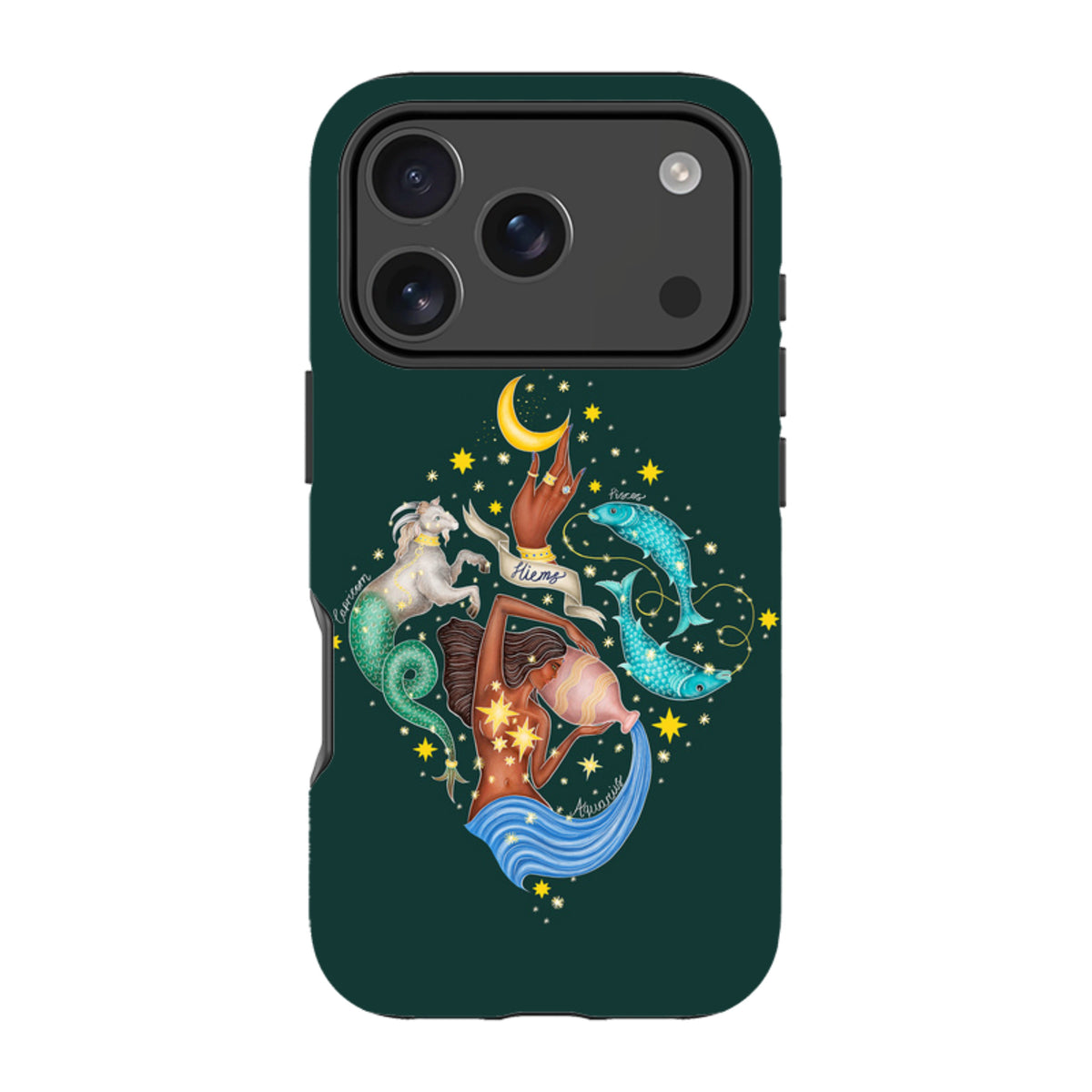 iPhone MagSafe Tough Case - Winter Zodiac By Catherine Rowe
