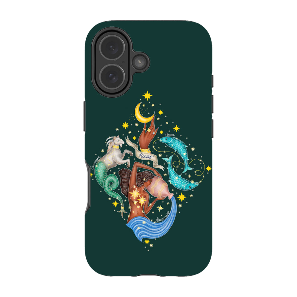 iPhone MagSafe Tough Case - Winter Zodiac By Catherine Rowe