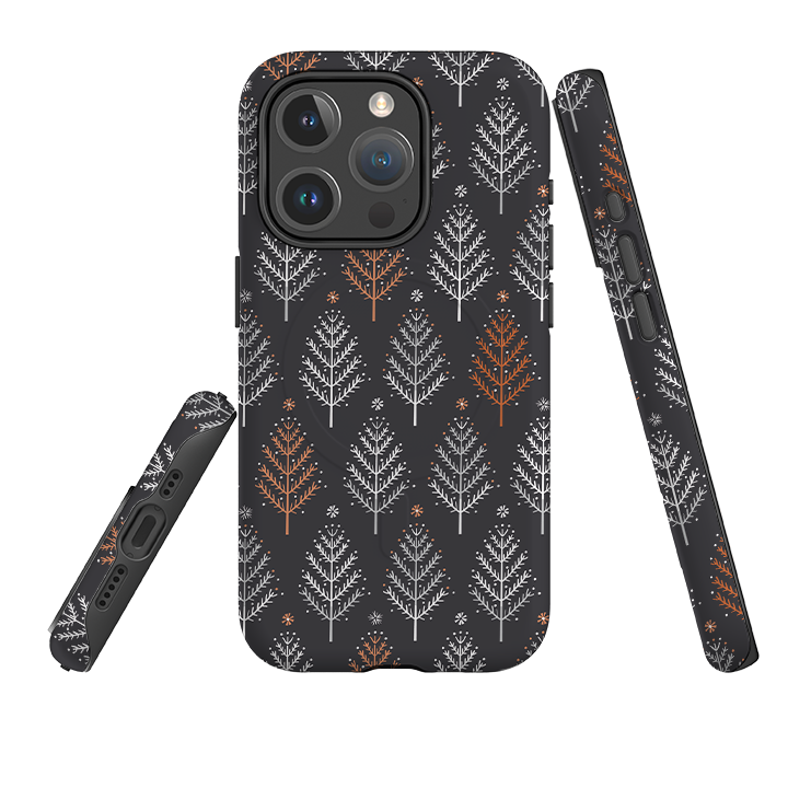 iPhone MagSafe Tough Case - Winterfold Trees By Ali Brookes