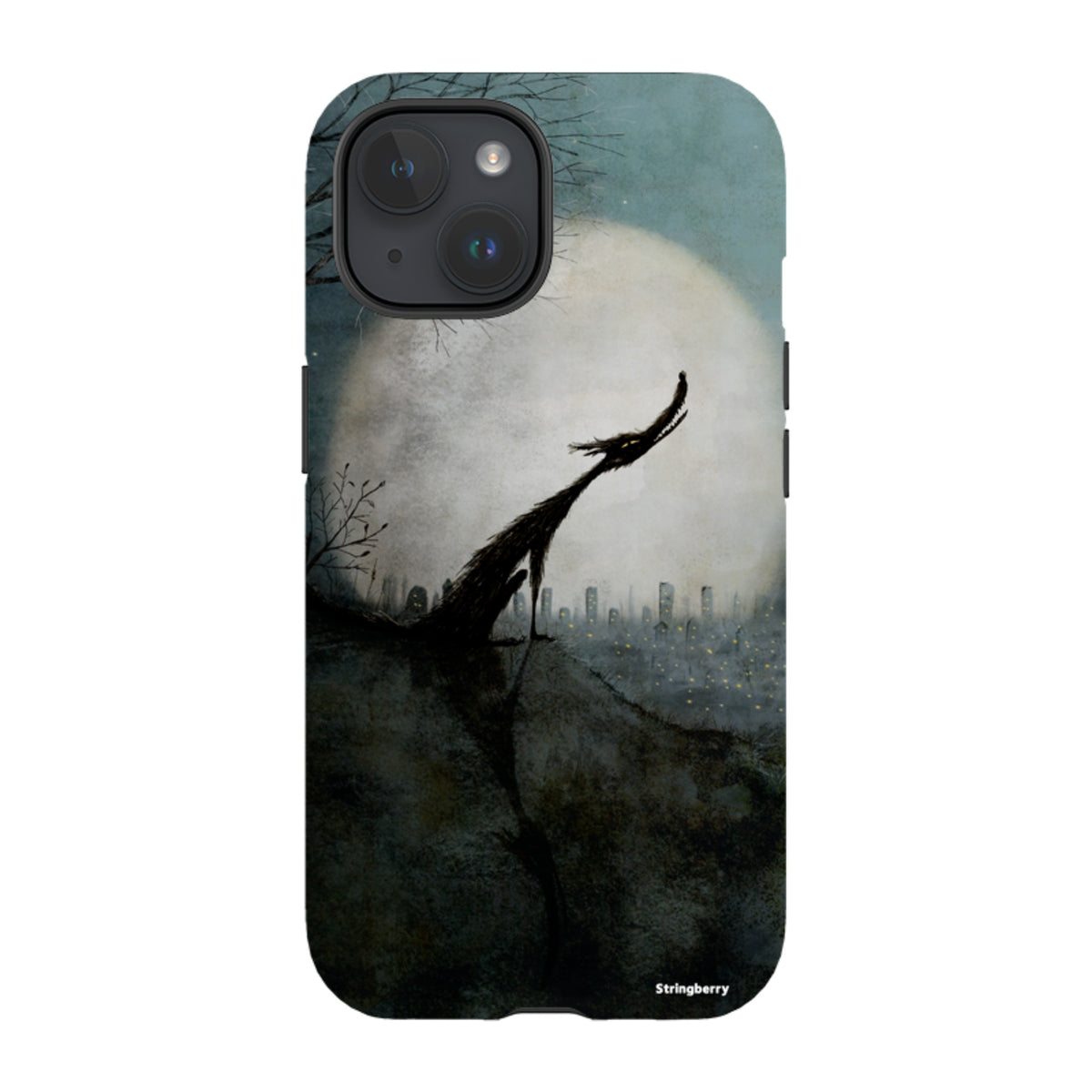 iPhone MagSafe Tough Case - Wolf Moon By Maja Lindberg