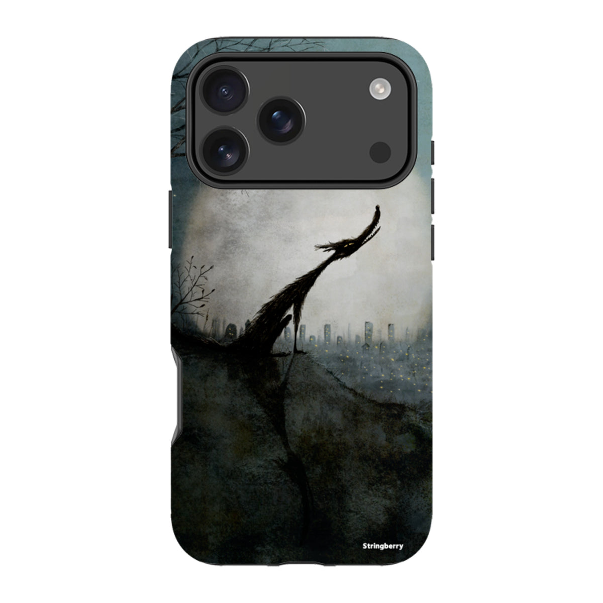 iPhone MagSafe Tough Case - Wolf Moon By Maja Lindberg