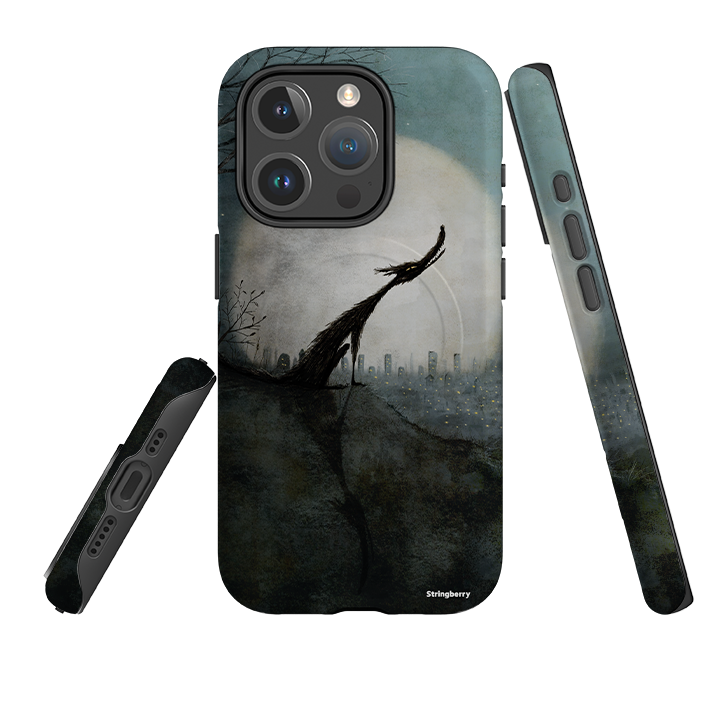 iPhone MagSafe Tough Case - Wolf Moon By Maja Lindberg