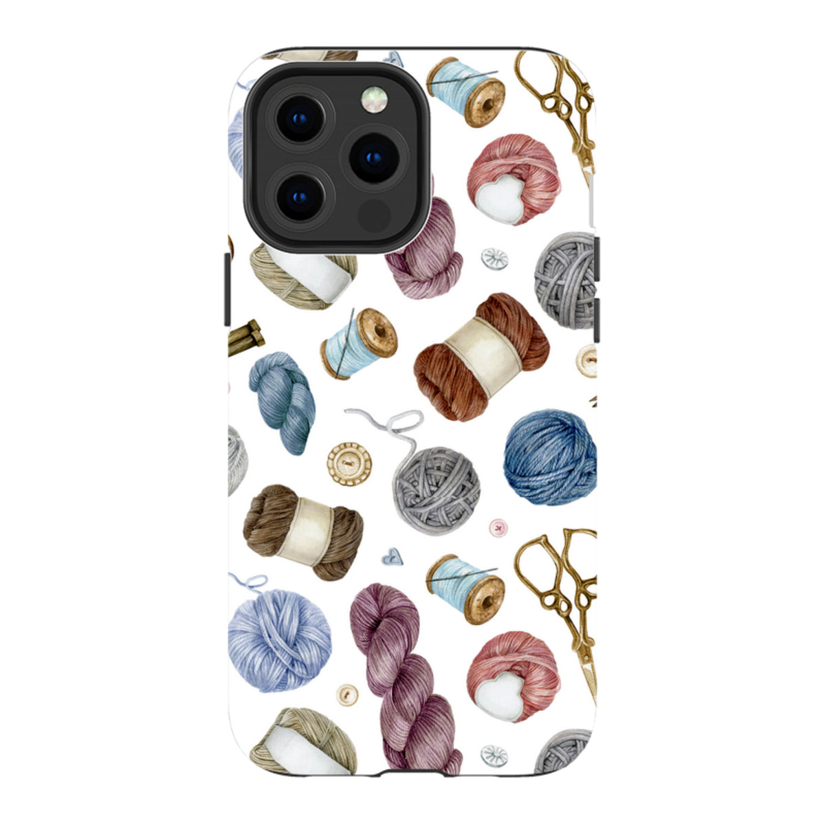 iPhone MagSafe Tough Case - Wool Pattern