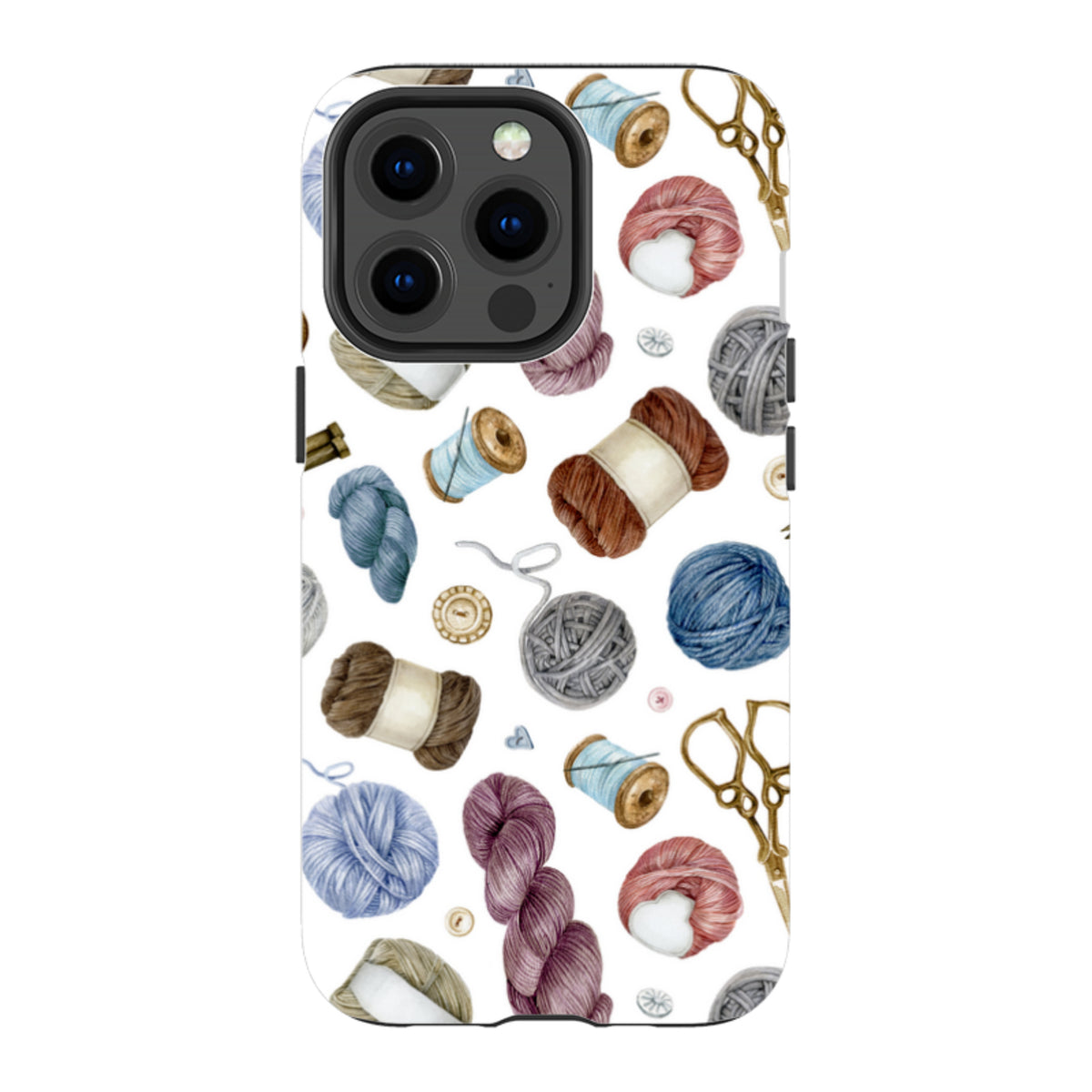iPhone MagSafe Tough Case - Wool Pattern