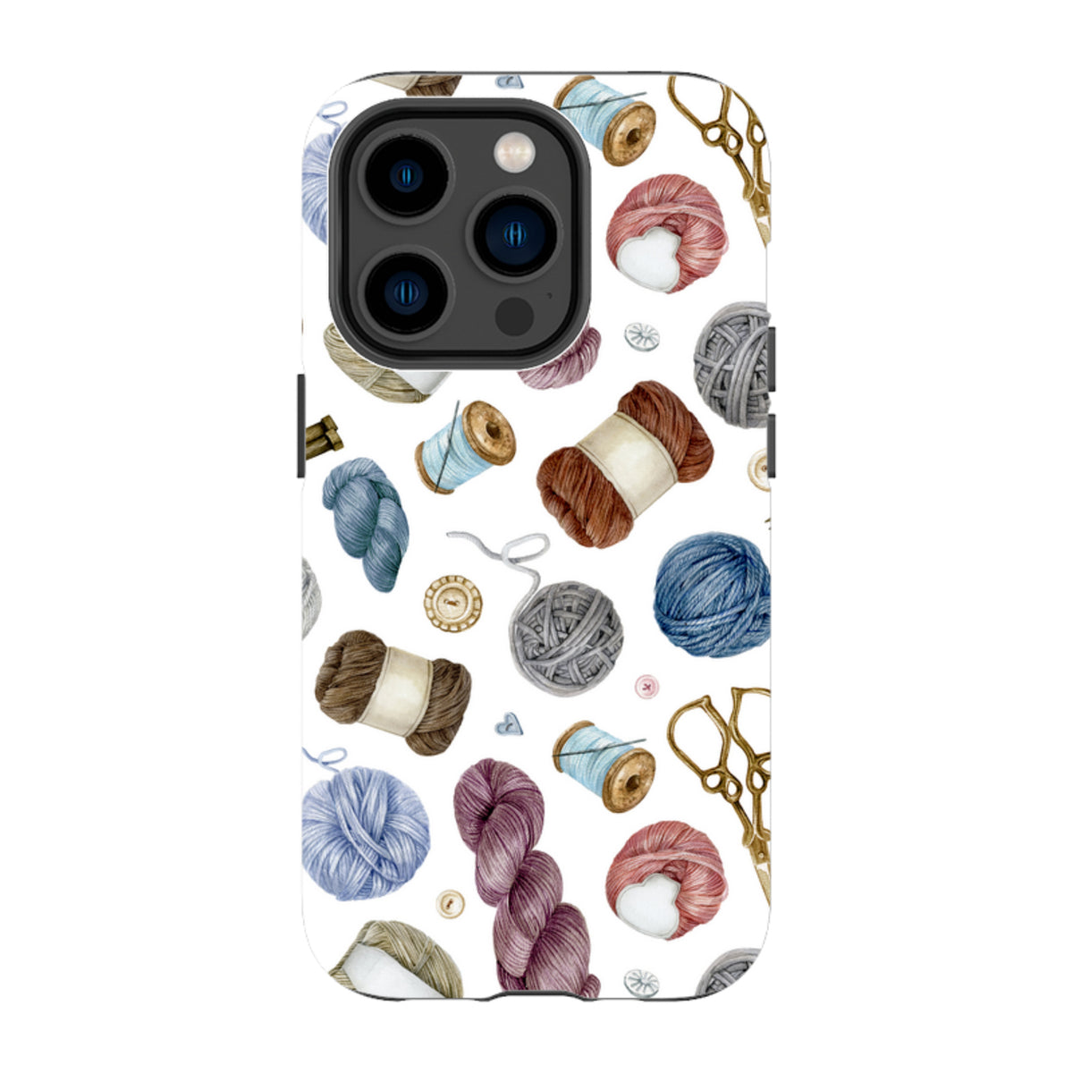 iPhone MagSafe Tough Case - Wool Pattern