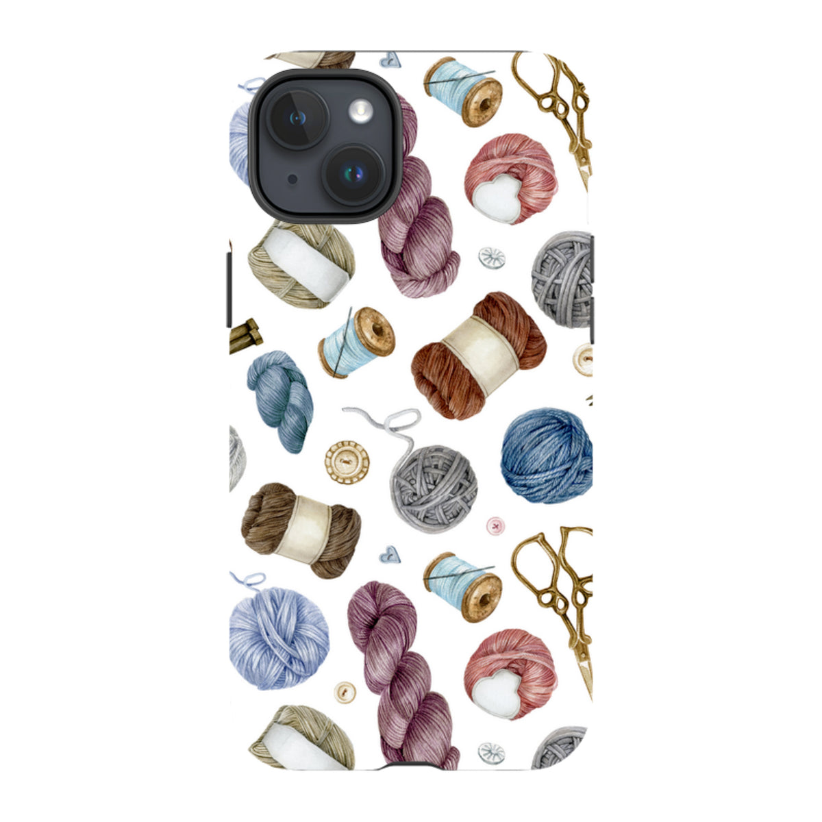 iPhone MagSafe Tough Case - Wool Pattern