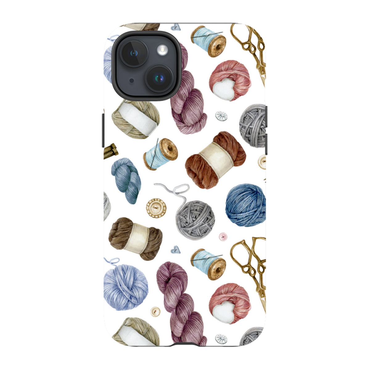 iPhone MagSafe Tough Case - Wool Pattern