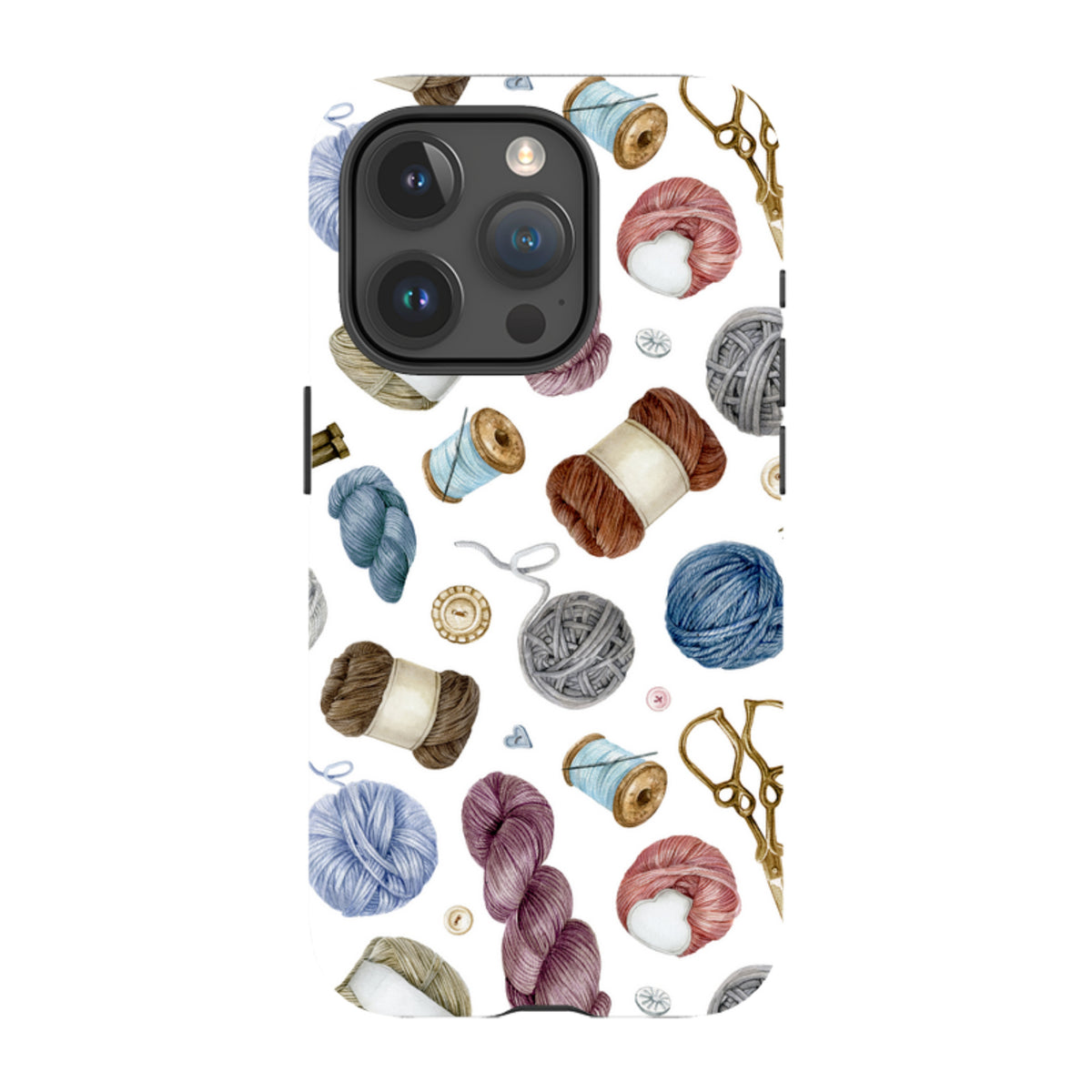 iPhone MagSafe Tough Case - Wool Pattern