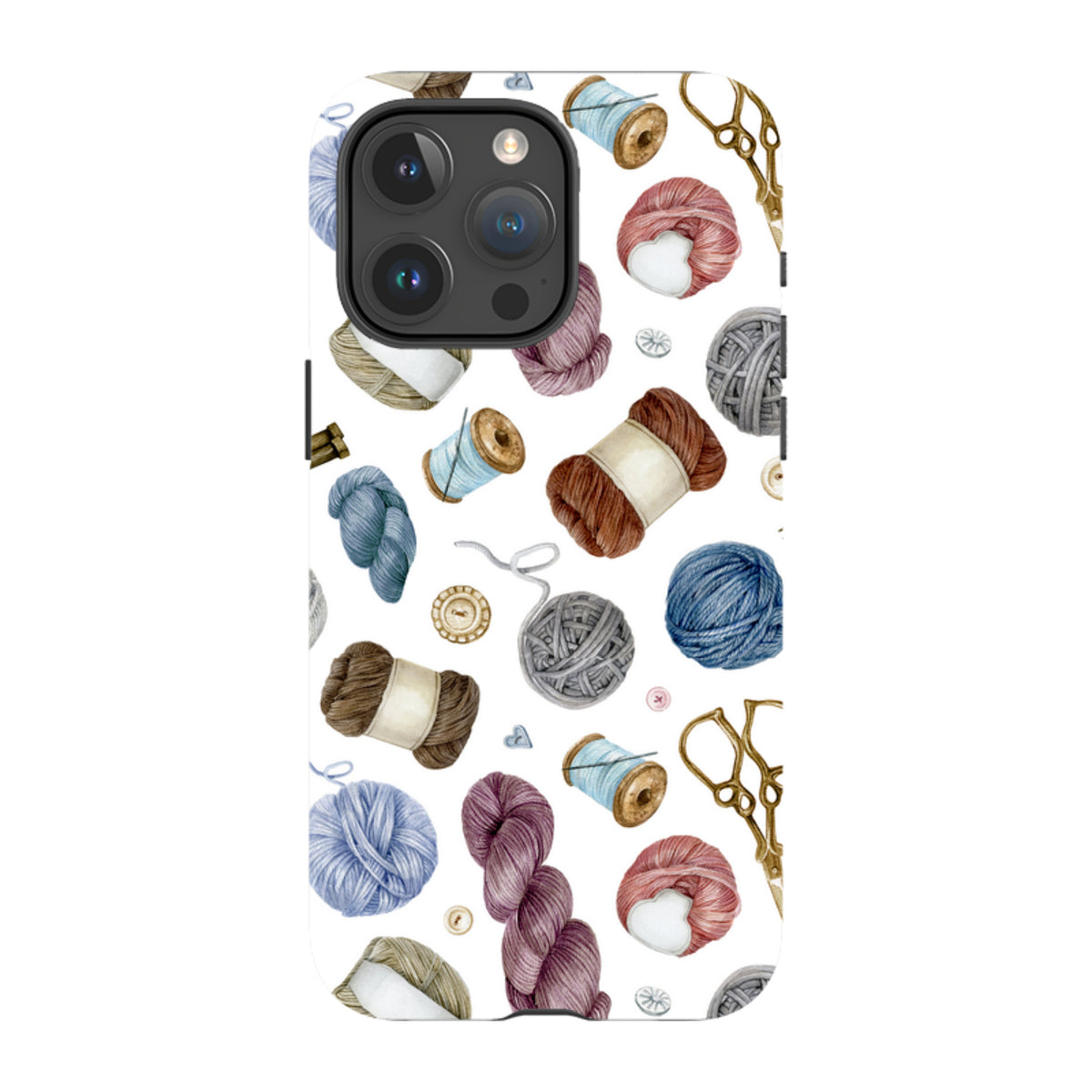 iPhone MagSafe Tough Case - Wool Pattern