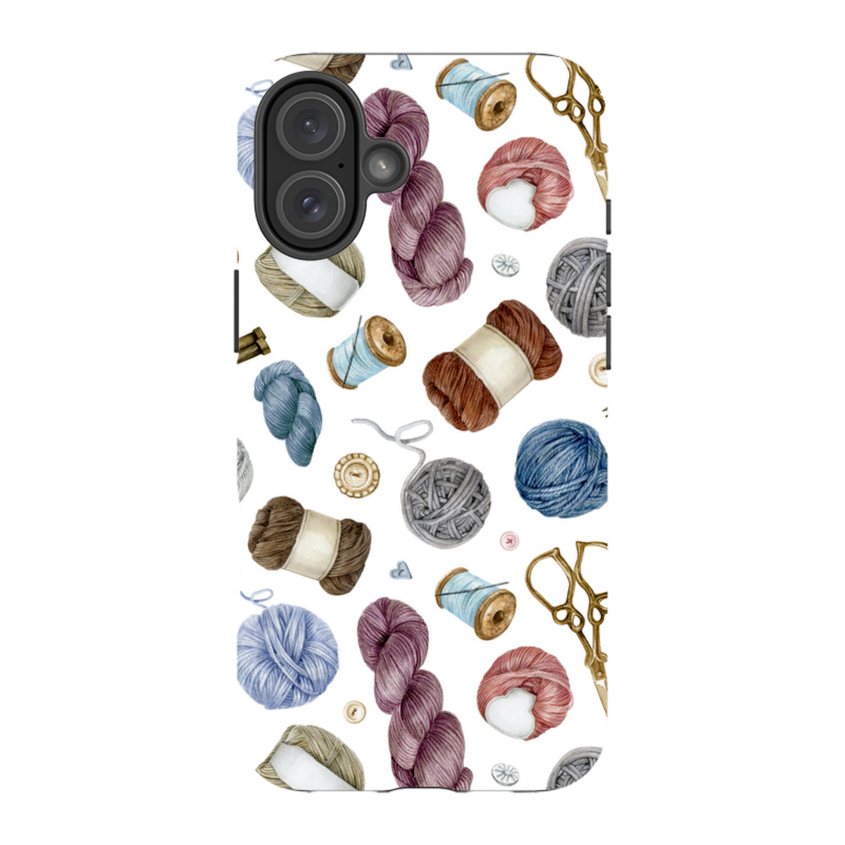 iPhone MagSafe Tough Case - Wool Pattern