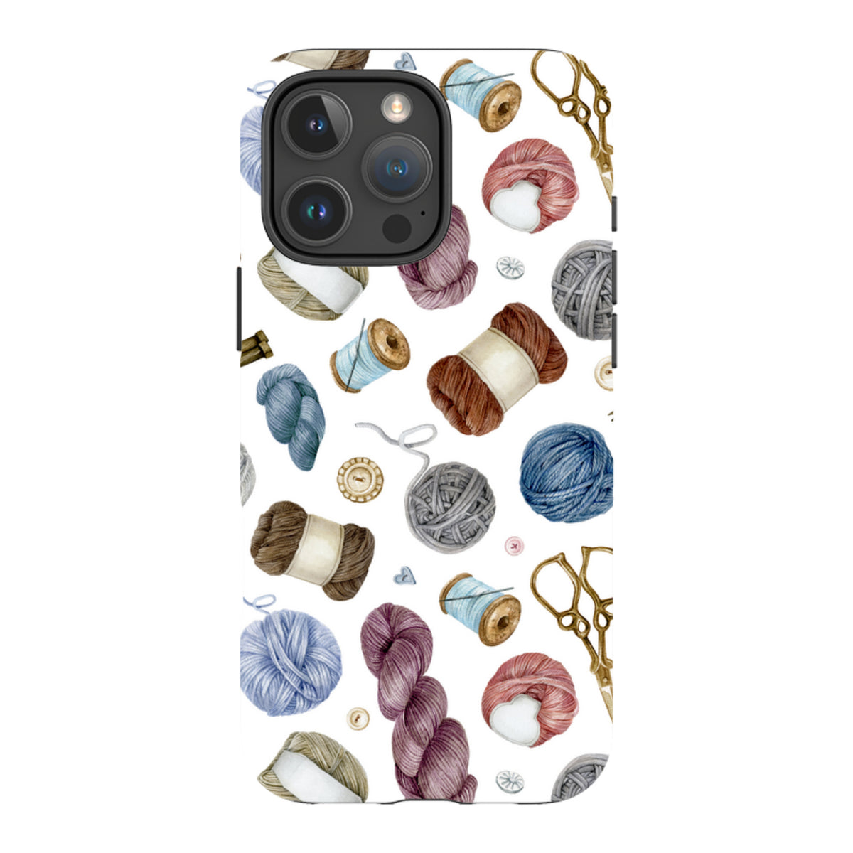 iPhone MagSafe Tough Case - Wool Pattern