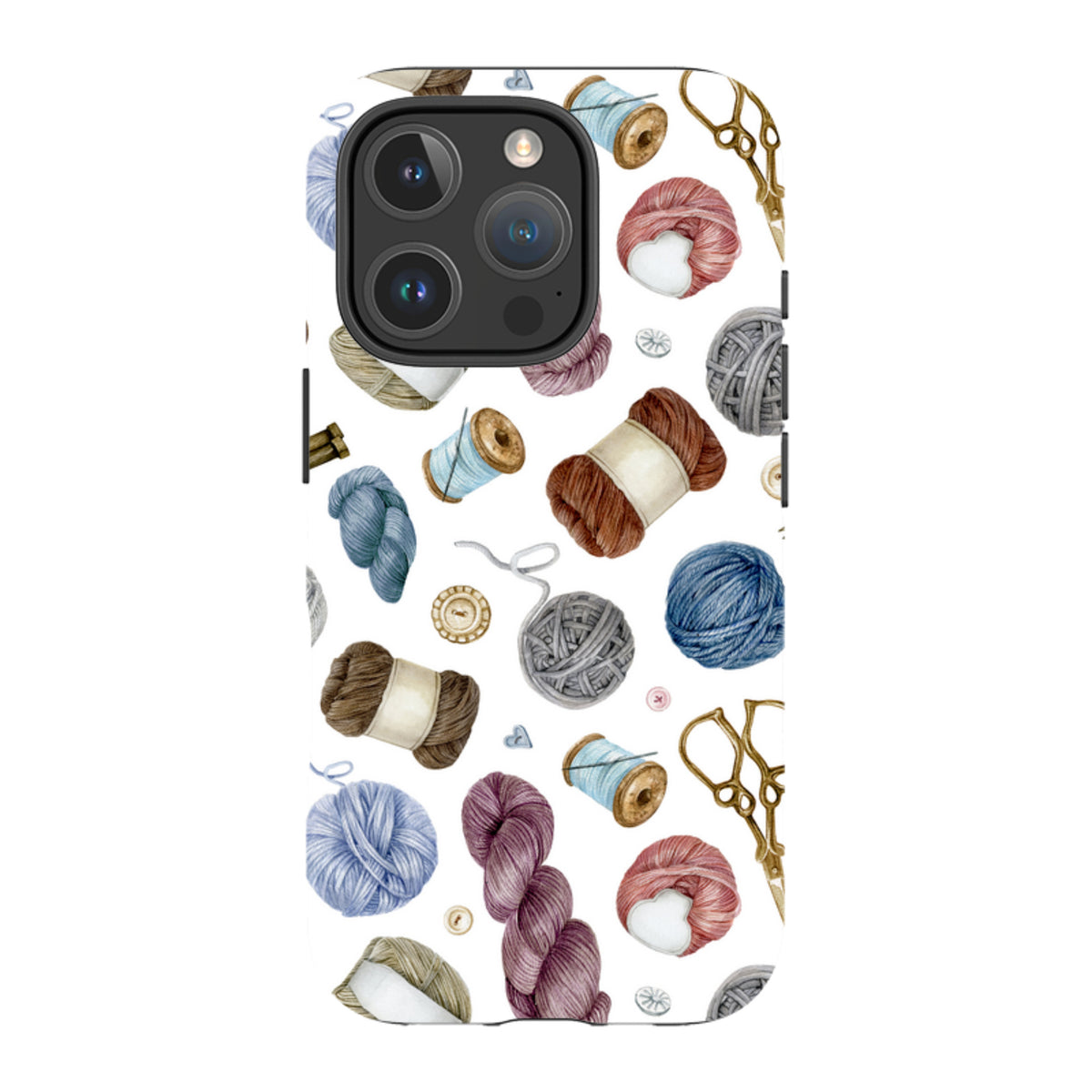 iPhone MagSafe Tough Case - Wool Pattern