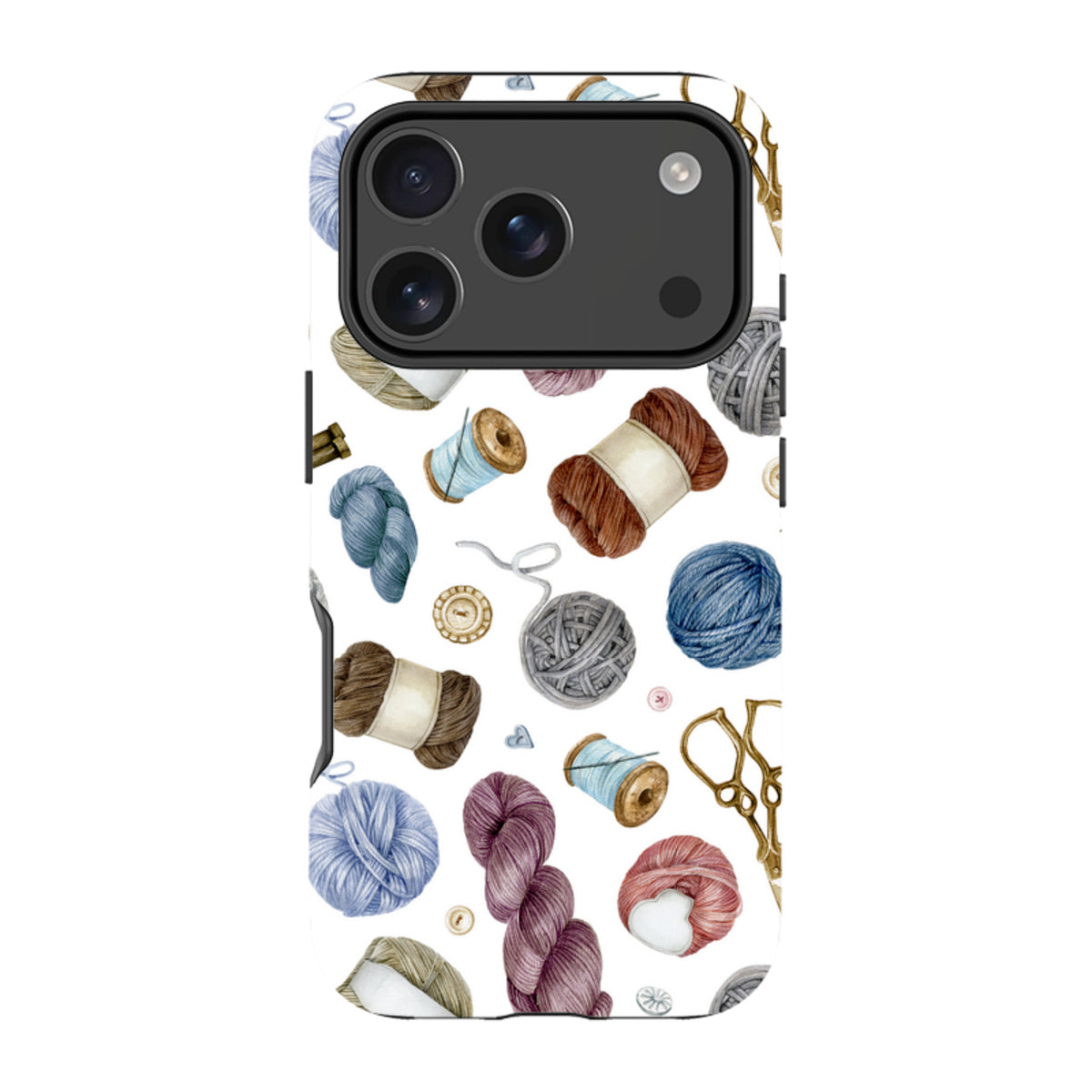 iPhone MagSafe Tough Case - Wool Pattern