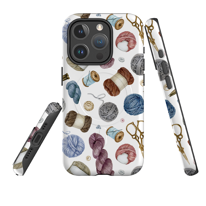 iPhone MagSafe Tough Case - Wool Pattern