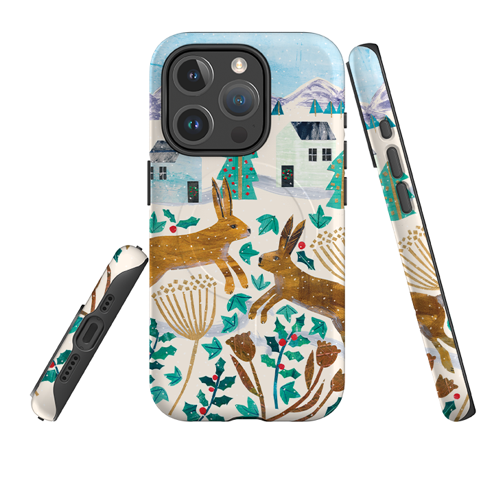 iPhone MagSafe Tough Case - Xmas Hare By Tracey English