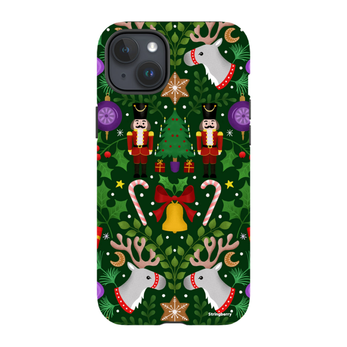 iPhone MagSafe Tough Case - Xmas Pattern I By Bex Parkin