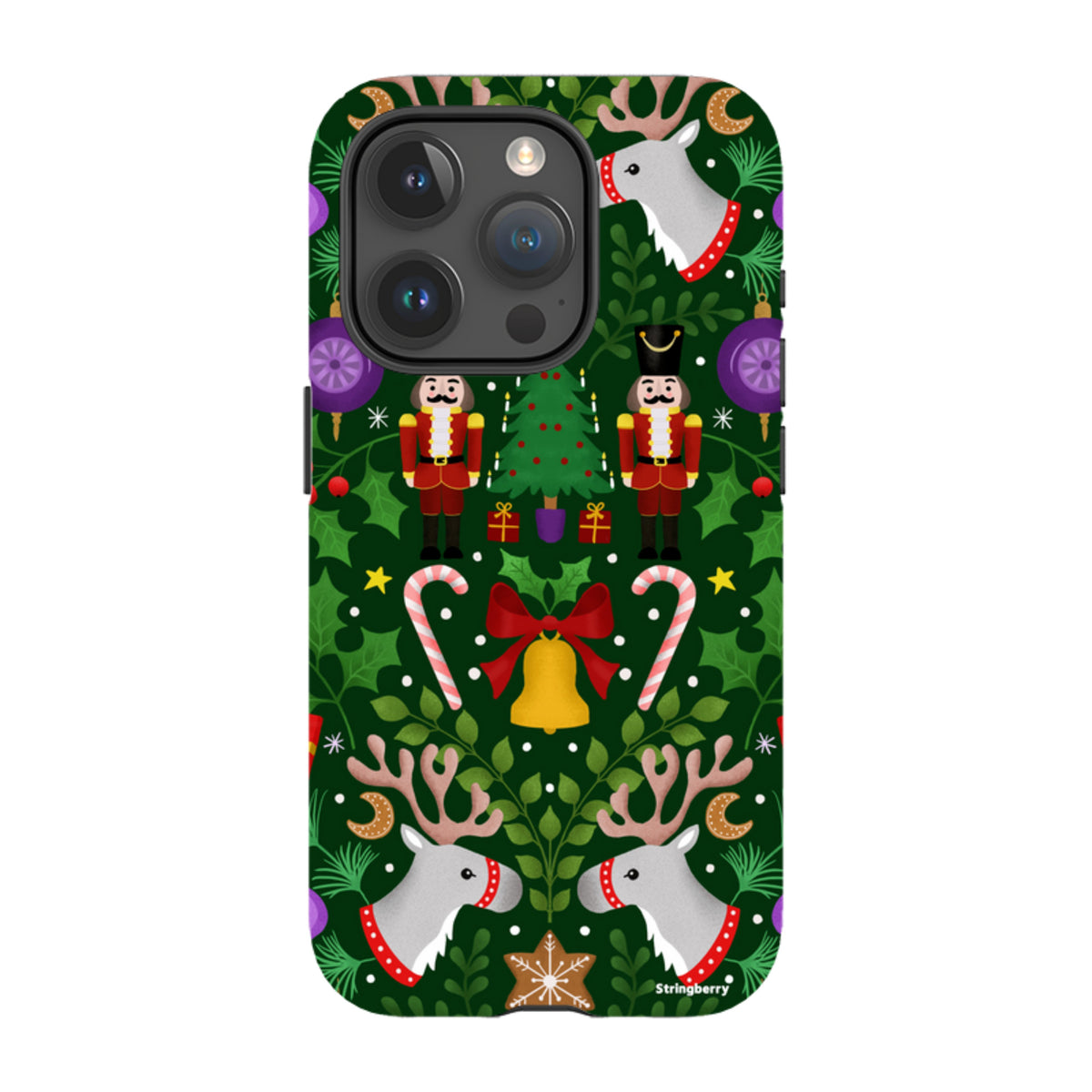 iPhone MagSafe Tough Case - Xmas Pattern I By Bex Parkin