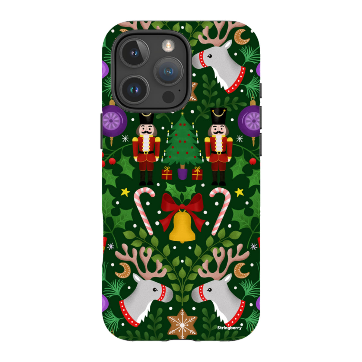 iPhone MagSafe Tough Case - Xmas Pattern I By Bex Parkin