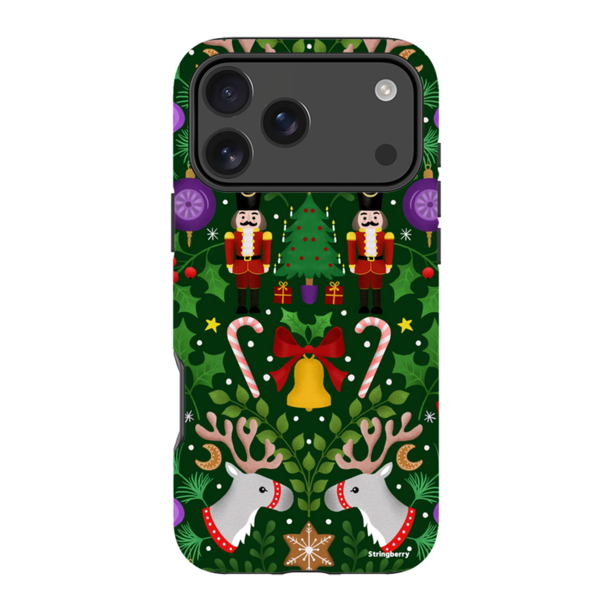 iPhone MagSafe Tough Case - Xmas Pattern I By Bex Parkin