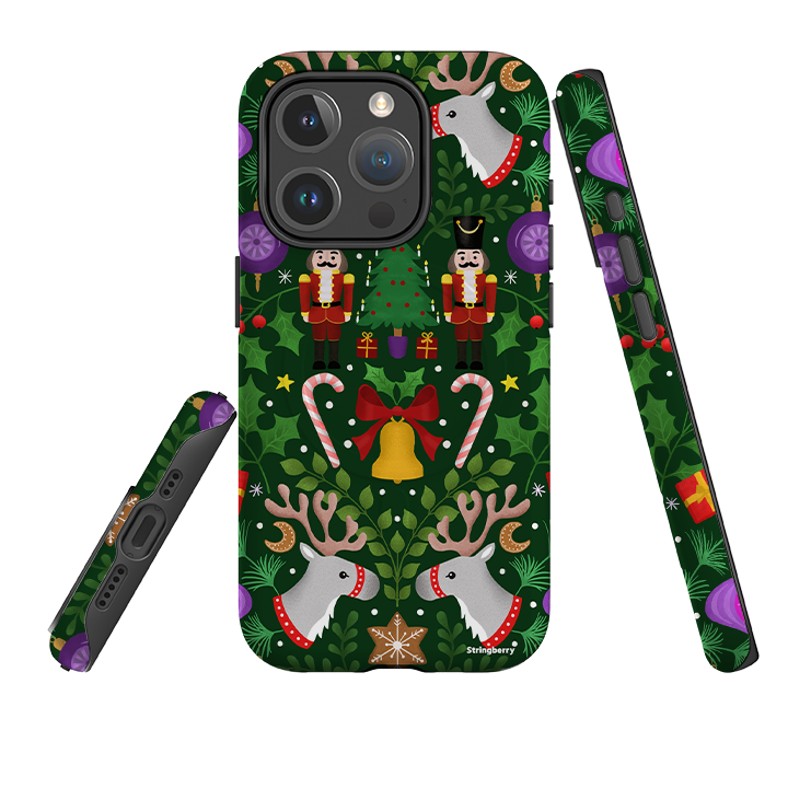 iPhone MagSafe Tough Case - Xmas Pattern I By Bex Parkin