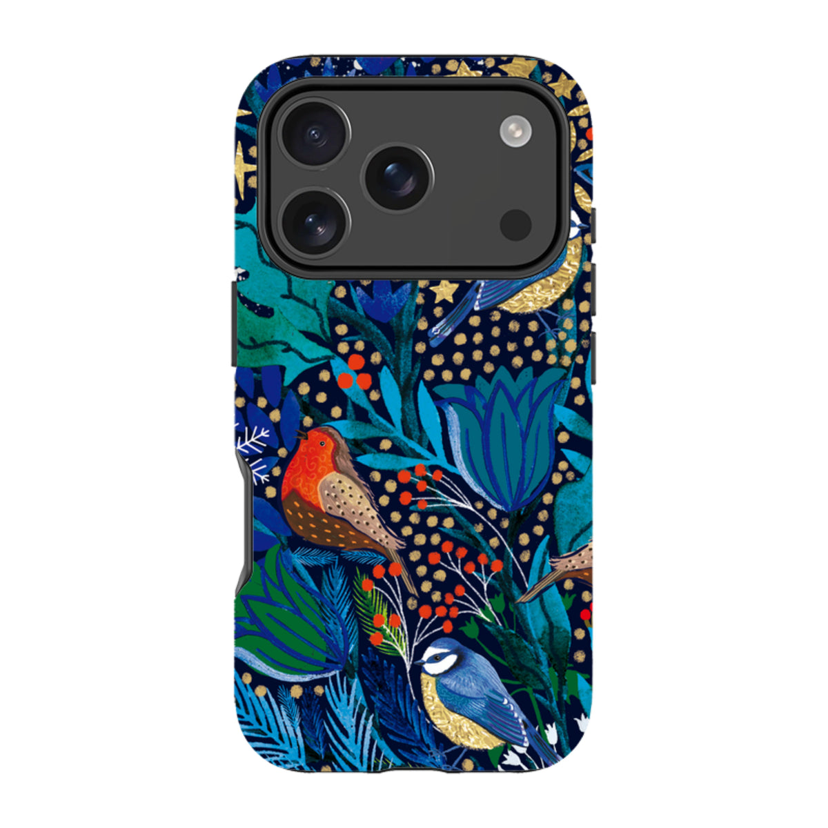 iPhone MagSafe Tough Case - Xmas Robin I By Emma Frances Grant