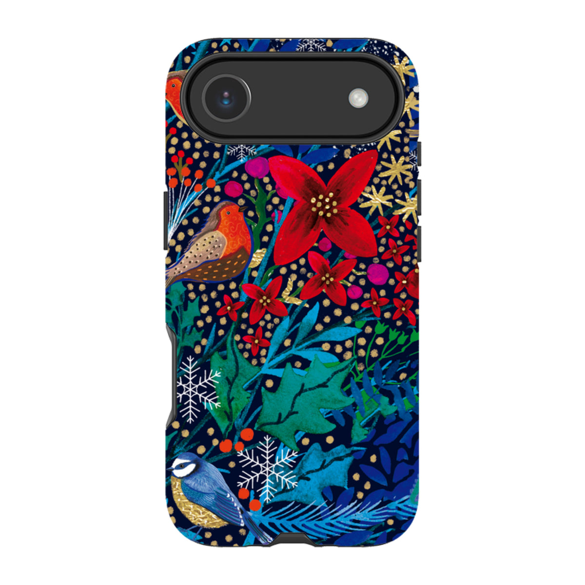 iPhone MagSafe Tough Case - Xmas Robin II By Emma Frances Grant
