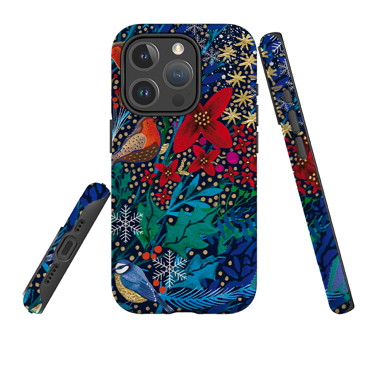 iPhone MagSafe Tough Case - Xmas Robin II By Emma Frances Grant